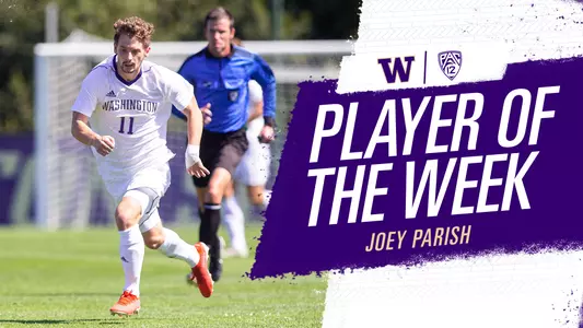 Men's Soccer Joey Parish Pac-12 Player of the Week