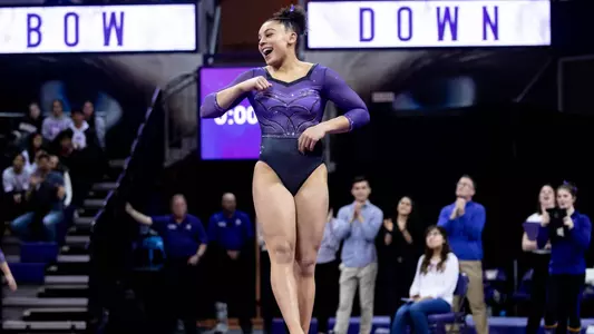 Maya Washington celebrates