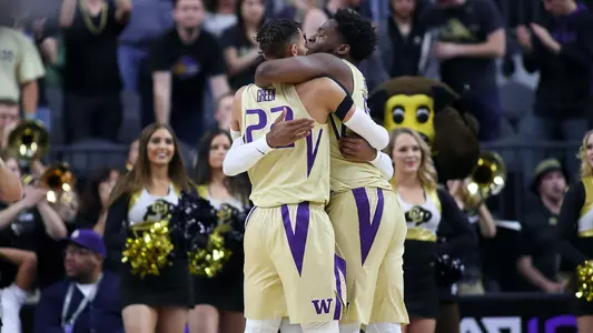 Men's Basketball Celebration vs. Colorado