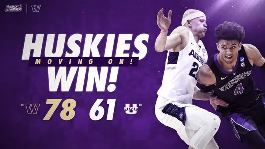 Washington Defeats Utah State, 78-61