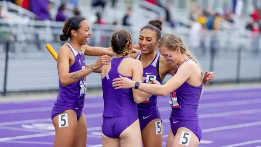 women's 4x400 relay 2019 - Darhian Mills, Imani Apostol, Carly Lester