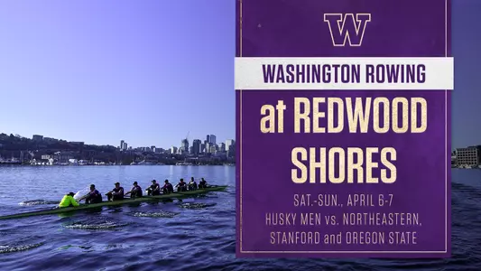 UW men at Redwood Shores rowing preview