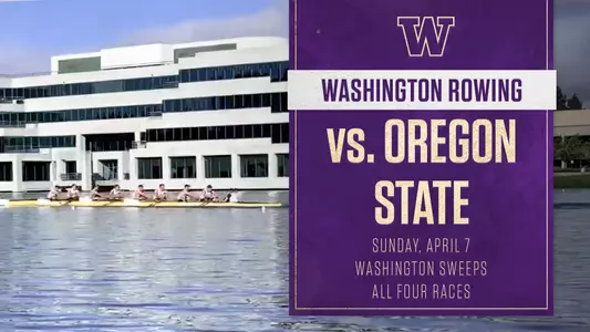 UW Men beat Oregon State, rowing 2019