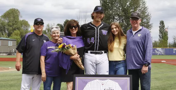 Joe Wainhouse at 2018 senior ceremonies.