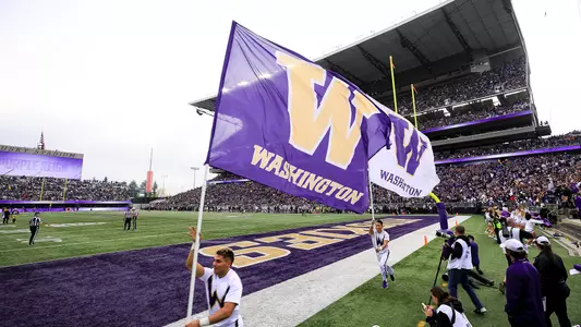 Football Husky Stadium Flags Colorado