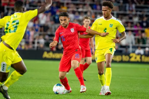 Soccer: CONCACAF Gold Cup-USA at Guyana