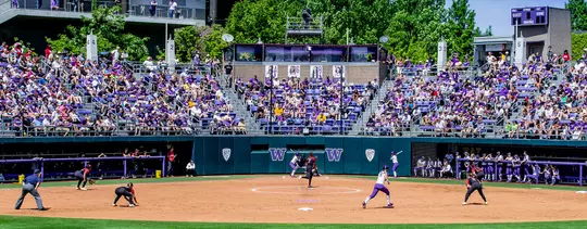 Husky Softball Stadium Crowd