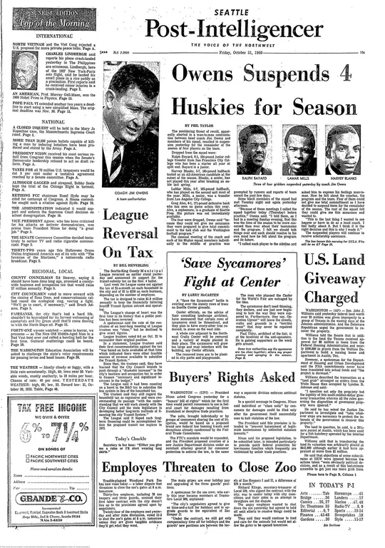 Husky Stadium Centennial - 1960s