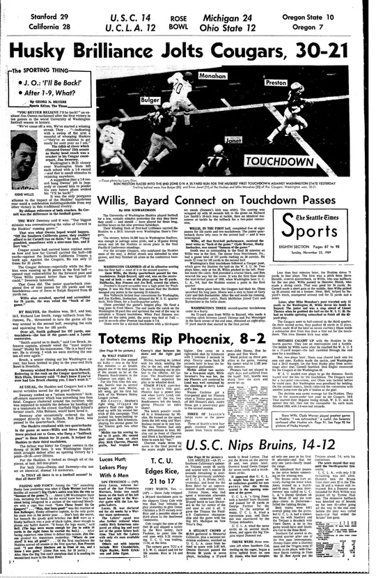 Husky Stadium Centennial - 1960s