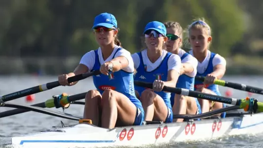 Chiara Ondoli and Italian women's 4 at 2020 European Championships