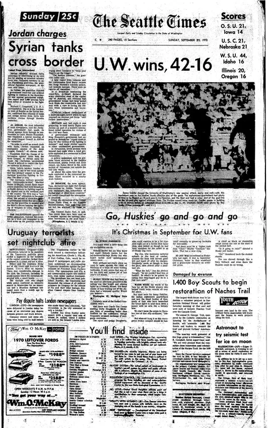 Husky Stadium Centennial - 1970s