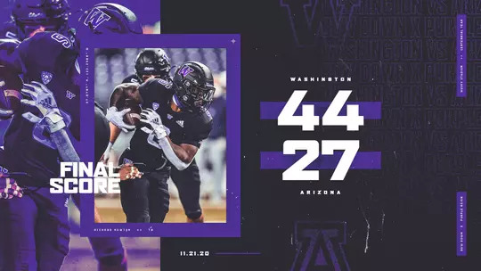 Football vs. Arizona Final 44-27
