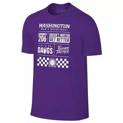 Men's Basketball Stripe Out Shirt Purple