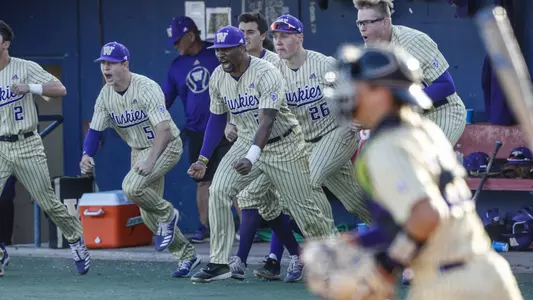Baseball Team Celebration Fresno State
