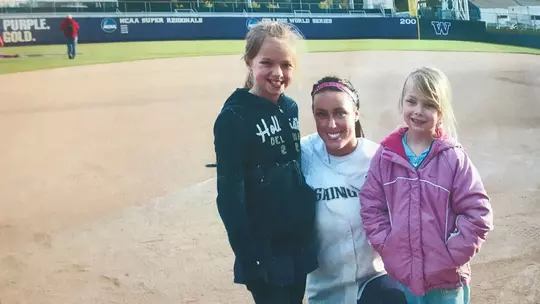 Brooke Nelson with Lawrie