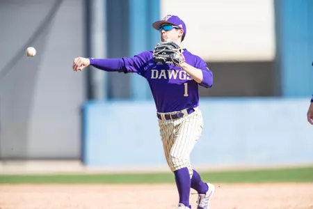 February 2, 2020: Fresno State baseball host Washington for the final game of the weekend series at Pete Beiden Field.