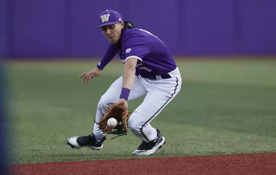 University of Washington baseball team hosts UC Irvine at Husky Ballpark on Saturday, February 29, 2020, in Seattle. (Stephen Brashear/Red Box Pictures)
