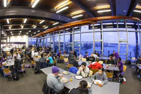 The University of Washington Training Table, the Windermere Cup Dining Room on Feb. 28, 2012. (Photos by Andy Rogers/Red Box Pictures)