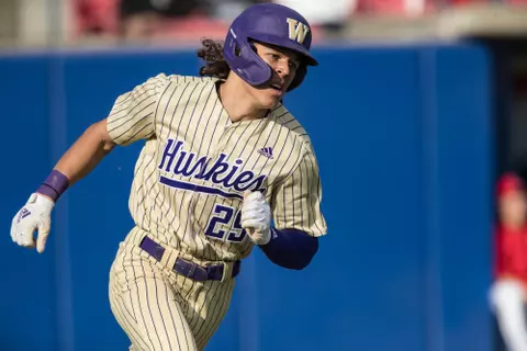 February 2, 2020: Fresno State baseball host Washington for the final game of the weekend series at Pete Beiden Field.