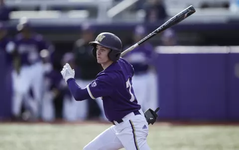 University of Washington baseball team hosts UC Irvine at Husky Ballpark on Saturday, February 29, 2020, in Seattle. (Stephen Brashear/Red Box Pictures)