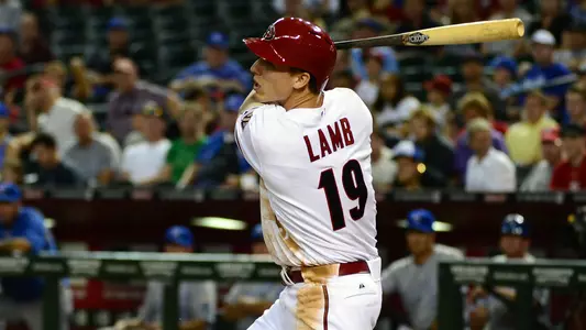Jake Lamb with the Arizona Diamondbacks