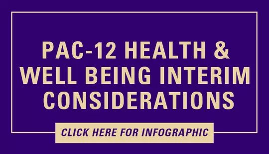 Pac-12 Health & Well Being Interim Considerations button