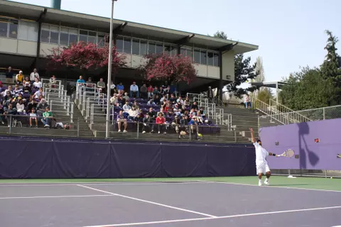 Quillian Tennis Center UW MTEN match vs USC