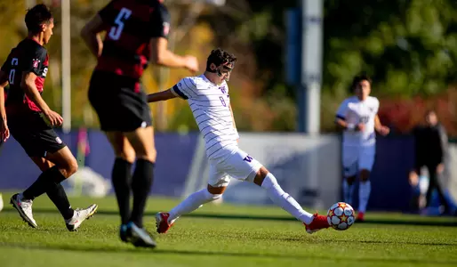 The University of Washington men's soccer team plays Stanford