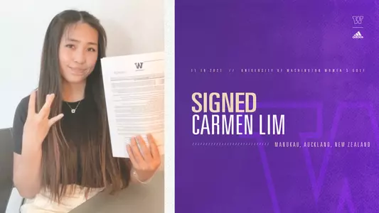 Carmen Lim signing day graphic
