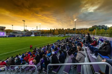 The University of Washington men's soccer team plays Oregon State