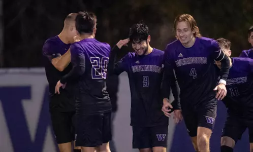 The University of Washington men's soccer team plays Portland in the 2nd round of the NCAA tournament