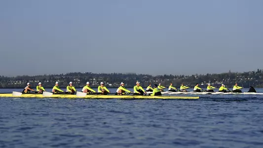 UW women's rowing practice, April 6, 2021
