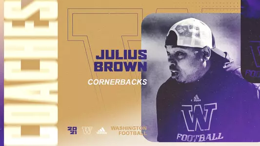 Julius Brown, cornerbacks coach hiring