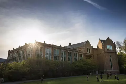 Allen Library exterior shots