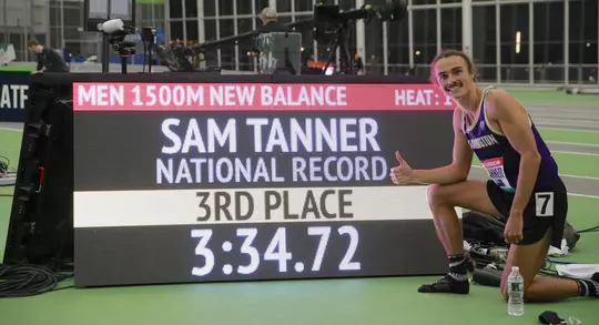 Sam Tanner 2021 1500 record