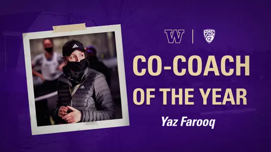 Yaz Farooq Pac-12 Co-Coach of the Year, 2021
