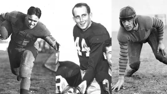 Chuck Carroll, Roland Kirkby, George Wilson, UW retired number honorees