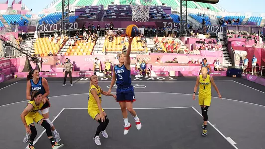 Kelsey Plum 3x3 Basketball - Olympics: Day 2