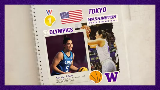 Gold medal graphic - Kelsey Plum