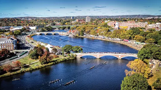 Head of the Charles aerial photo
