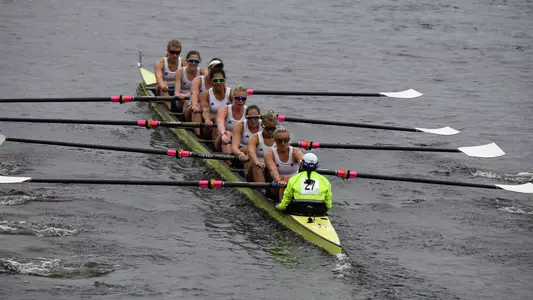 uw women's eight at 2022 head of the Charles regatta