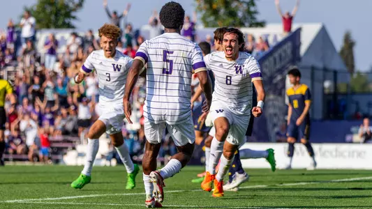 Gio Miglietti Goal Celebration vs. Cal