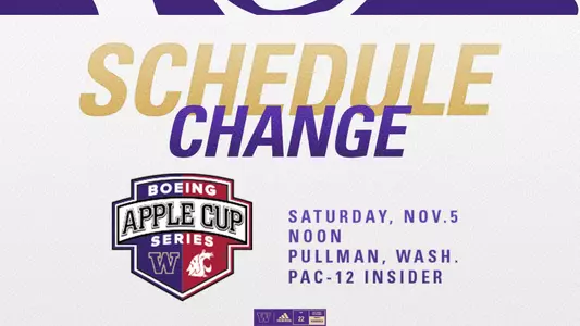 Schedule Change - Washington State