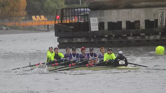 the winning crew in the women's championship 8 at 2022 Head of the Lake