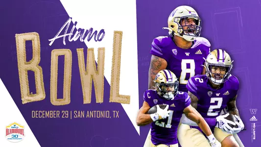 Huskies Headed To San Antonio To Face Texas In Valero Alamo Bowl Image