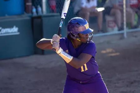 Olivia Johnson at the plate
