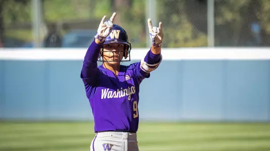 Madi Huskey on base