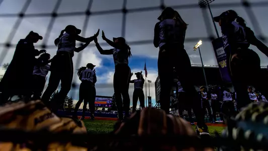 Softball Team Pregame Photo