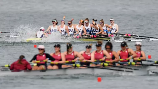 UW women's second varsity eight at Pac-12 championships 2022