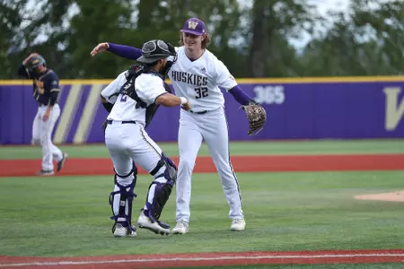 Josh Emanuels and Johnny Tincher Celebrate After Beating UNC on May 5, 2022
